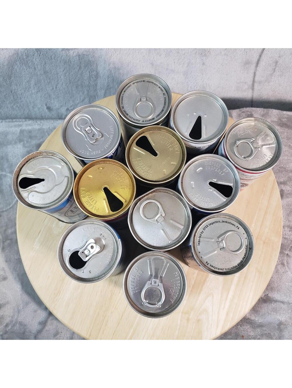 Schmidt, Ritter, Koehler Lot of 12 Pull Tab Beer Cans Breweriana Collectibles - Picture 2 of 6